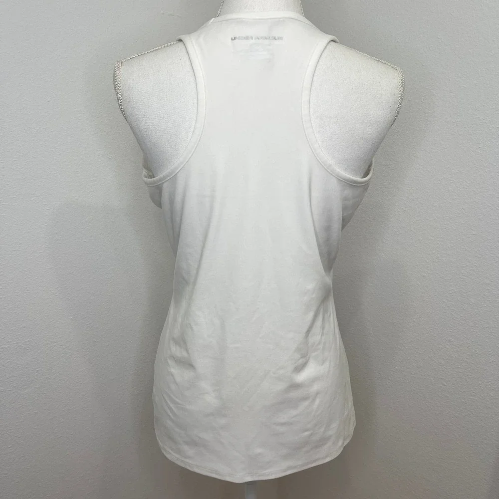 UNDER ARMOUR Heatgear Black and white Racerback Tank top Bundle - Picture 4 of 14